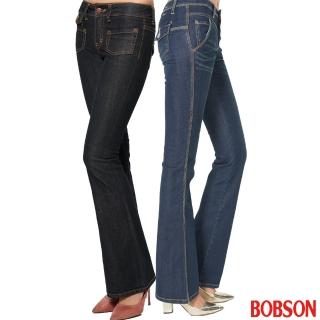 【BOBSON】女款修身美腿褲(8款任選)