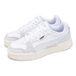 【PUMA】休閒鞋 CA Pro Lux III 男鞋 女鞋 灰 白 麂皮 厚底 復古 情侶鞋(395203-12)