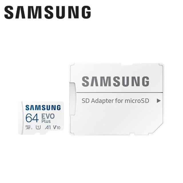【SAMSUNG 三星】2021 EVO Plus microSD 64GB 記憶卡