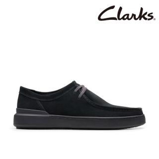 【Clarks】男鞋 Courtlite Seam 兩眼孔袋鼠鞋設計休閒鞋(CLM76727C)
