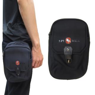 【SNOW.bagshop】腰包外掛型二層主袋+外袋共三層中容量6寸手機工作工具插筆外袋防水尼龍布可穿皮帶固定