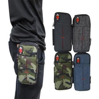 【SNOW.bagshop】腰包5吋手機適二層主袋插筆外掛式腰包工具包防水尼龍布