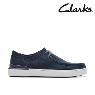 【Clarks】男鞋 Courtlite Seam 兩眼孔袋鼠鞋設計休閒鞋(CLM76728C)
