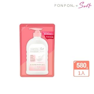 【PON PON 澎澎】Soft親膚舒緩沐浴乳-補充包580g