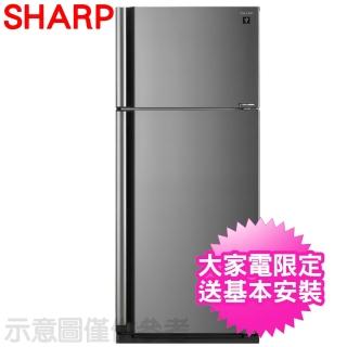 【SHARP 夏普】541公升一級能效雙門變頻冰箱(SJ-SD54V-SL)