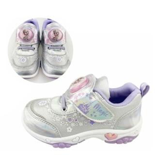 【Disney 迪士尼】迪士尼冰雪奇緣電燈運動鞋(台灣製 嬰幼童鞋 燈鞋 童鞋)