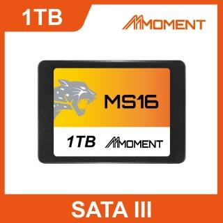 【Moment】MS16 1TB2.5吋 SATAIII SSD 固態硬碟(2.5吋 SATAIII SSD)