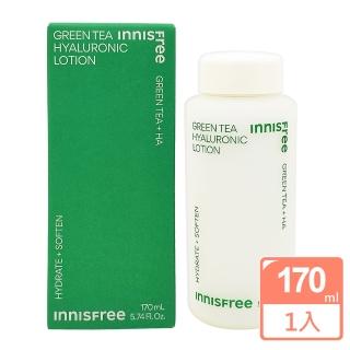 【innisfree】綠茶玻尿酸保濕調理乳170ml(國際航空版)