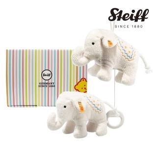 【STEIFF】Little elephant 小象寶寶 玩偶 音樂鈴(彌月禮盒)
