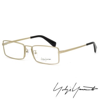 【Y-3 山本耀司】Yohji Yamamoto 時尚前衛方框光學眼鏡(銀-YY3003-811)