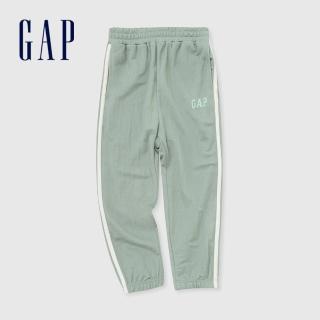 【GAP】男幼童裝 Logo束口鬆緊褲-綠色(890291)