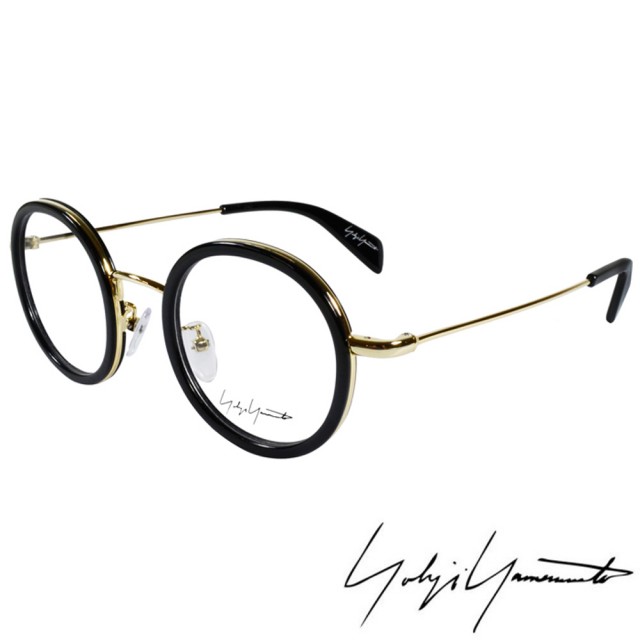 【Y-3 山本耀司】Yohji Yamamoto復古圓形框面光學眼鏡(黑-YY1025-019)