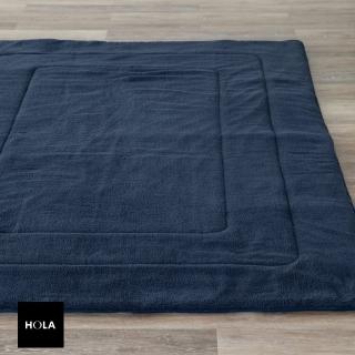 【HOLA】WARM TOUCH石墨烯毛絨軟式地毯230x160 藍
