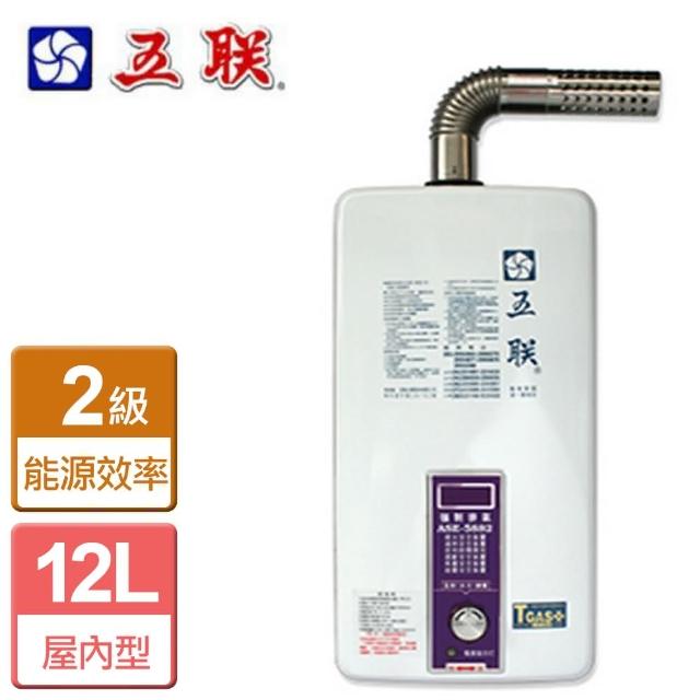 【五聯】強制排氣型熱水器12L(ASE-5882-LPG/FE式-含基本安裝)