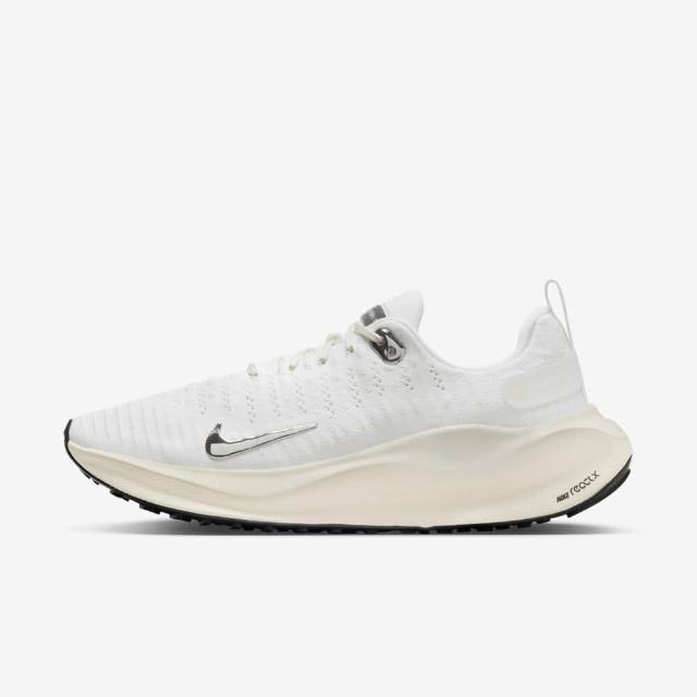 【NIKE 耐吉】W Reactx Infinity Run 4 女慢跑鞋路跑緩震耐磨白銀