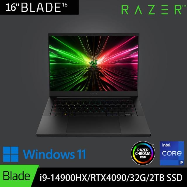 【Razer 雷蛇】16吋i9 240Hz電競筆電(RZ09-05102TN4-R3T1/i9-14900HX/RTX 4090/32G/2TB SSD)