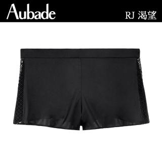 【Aubade】渴望真絲短褲 蠶絲性感睡衣 女睡衣 法國進口居家服(RJ-黑)