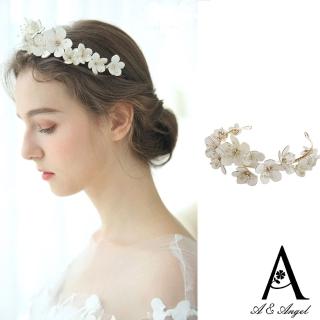 【ANGEL】雛菊物語水鑽浪漫新娘公主髮箍(2色可選)