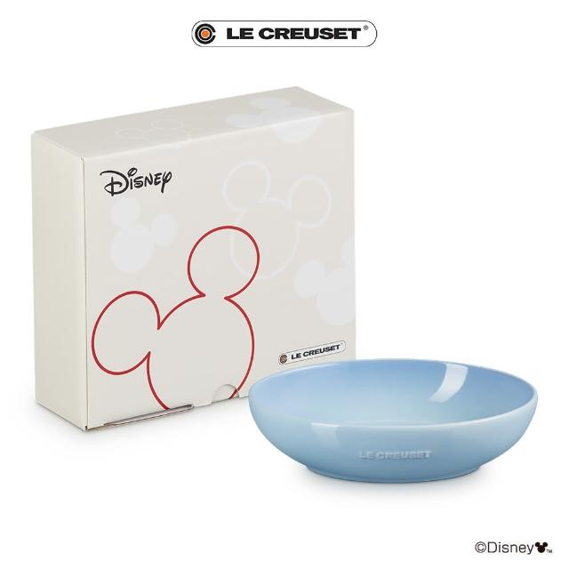【Le Creuset】迪士尼米奇系列 造型橢圓盤19cm(海岸藍)