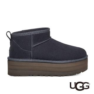 【UGG】女鞋/靴子/女靴/雪靴/Classic Ultra Mini Platform(海軍藍-UG1135092EVB)