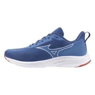 【MIZUNO 美津濃】Esperuzer 男女 慢跑鞋 運動 休閒 輕量 超寬楦 一般型 舒適 藍白(K1GA244403)