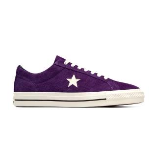 【CONVERSE】ONE STAR PRO OX 男女 夜紫色 麂皮 復古 帆布鞋 休閒鞋 A08141C