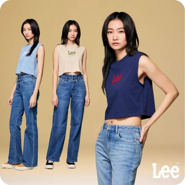【Lee 官方旗艦】女裝 無袖T恤 / 胸前LOGO 背心 共3色 季節性版型(LB416005)