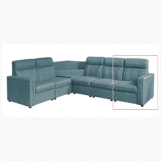 【AS 雅司設計】凱伊L型耐磨皮沙發扶手椅只有紅框部分-63x75x84cm
