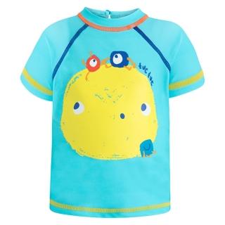 【tuc tuc】男童 藍黃毛球抗UV上衣 12M-4A MI4434(tuctuc baby 上衣)
