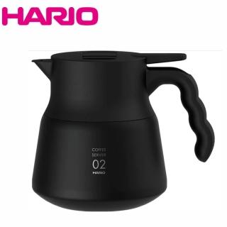 【HARIO】V60不鏽鋼咖啡保溫壺PLUS 黑色600ml(VHSN-60-B)
