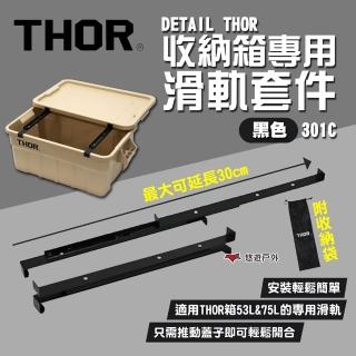 【THOR】DETAIL THOR 收納箱專用滑軌套件-黑色/301C 3625(悠遊戶外)