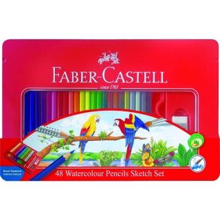 【Faber-Castell】德國輝柏 48色紅盒色鉛筆 台灣公司貨 開學文具
