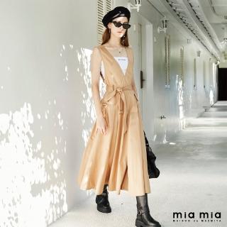 【mia mia】V領散式貼袋長洋裝