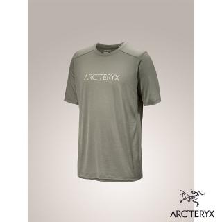 【Arcteryx 始祖鳥官方直營】男 Ionia ArcWord Logo 短袖羊毛T恤(糧草綠)