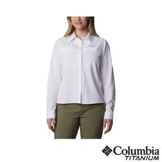 【Columbia 哥倫比亞】女款-鈦 Summit Valley超防曬UPF50快排長袖襯衫(UAE34820 /IS)
