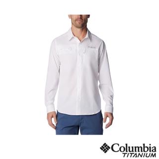 【Columbia 哥倫比亞】男款-鈦 Summit Valley超防曬UPF50快排長袖襯衫-白色(UAE51640WT/IS)