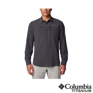 【Columbia 哥倫比亞】男款-鈦 Summit Valley超防曬UPF50快排長袖襯衫-深灰(UAE51640DY/IS)