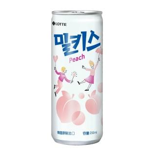 【Lotte 樂天】韓國樂天桃子優格風味碳酸飲250mlx30入/箱