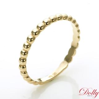 【DOLLY】14K金 輕珠寶黃K金戒指