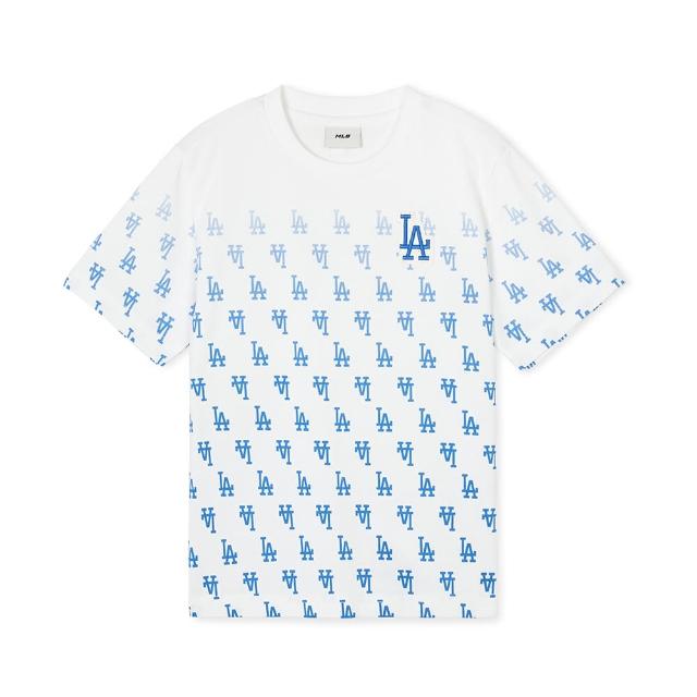 【MLB】童裝 短袖T恤 Monogram系列 洛杉磯道奇隊(7ATSM0343-07WHS)