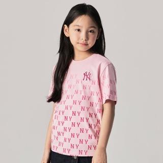 【MLB】童裝 短袖T恤 Monogram系列 紐約洋基隊(7ATSM0343-50PKL)
