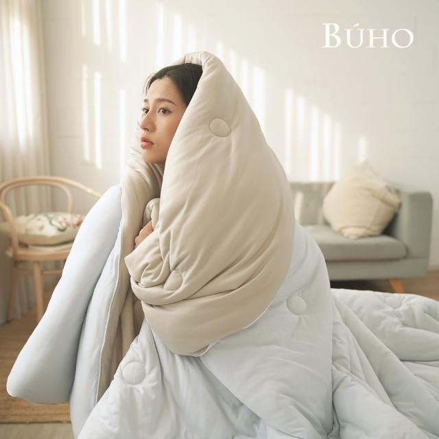 【BUHO 布歐】買一送一 韓系絲滑綿綿奶泡被2.1kg-單人5x7尺輕奢雙色四季被(多款任選)