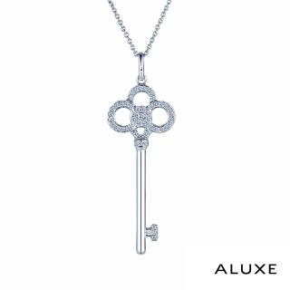 【ALUXE 亞立詩】18K金 鑽石項鍊 幸運之鑰 鑰匙 NN0827