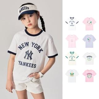 【MLB】童裝 短袖T恤 Varsity系列 紐約洋基隊(7ATSV0443-50WHS)