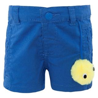 【tuc tuc】男童 寶藍小黃毛球短褲 12M-6A MI7420(tuctuc baby 下身)
