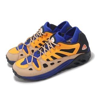 【NIKE 耐吉】越野跑鞋 ACG Air Exploraid 男鞋 藍 黃 襪套 氣墊 緩衝 抓地 郊山 運動鞋(FJ1920-400)