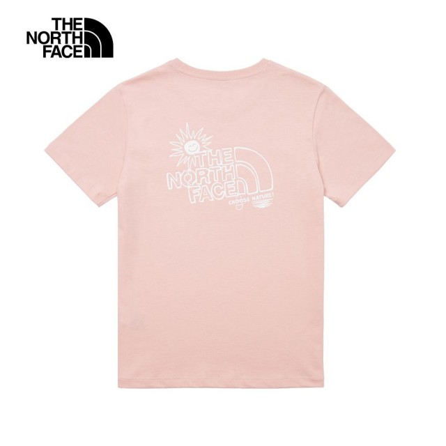 【The North Face】TNF 短袖上衣 W MFO S/S EARTH DAY GRAPHIC TEE - AP 女 粉(NF0A8AVELK6)