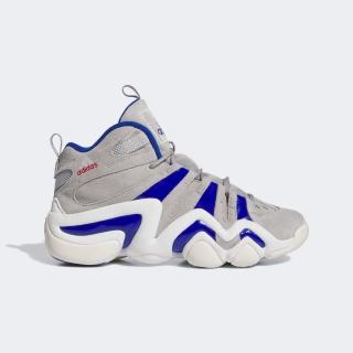 【adidas 愛迪達】籃球鞋 男鞋 運動鞋 包覆 緩震 CRAZY 8 灰藍 IG3737