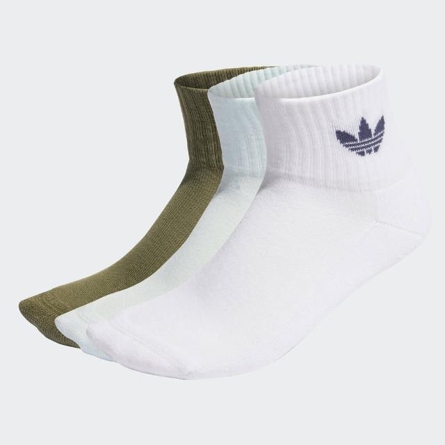 【adidas 官方旗艦】腳踝襪 3 雙入 男/女 - Originals HS3500