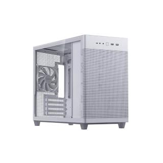 【ASUS 華碩】Prime AP201 White Edition 鋼化玻璃版機殼+華碩 TUF 850G ATX3.0 金牌(華碩C15-1)